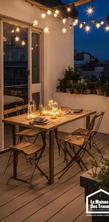 luminaire led terrasse ambiance cosy