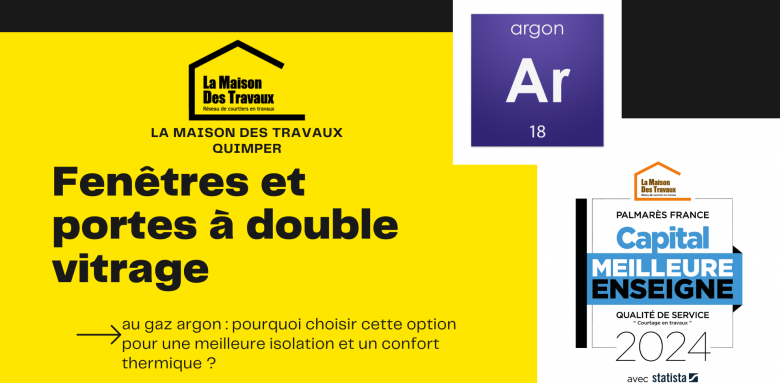 Fenêtres et portes à double vitrage au gaz argon dans le Finistère : pourquoi choisir cette option pour une meilleure isolation et un confort thermique ?