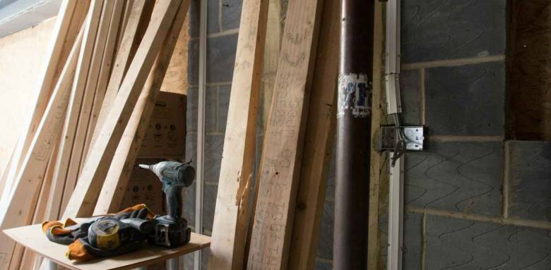 Maison en cours de construction 