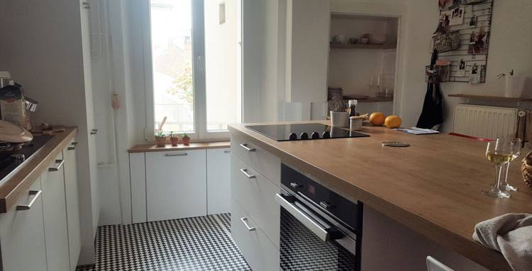 Rénovation appartement espace cuisine
