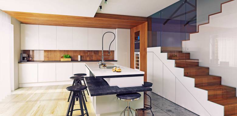 Aménager le dessous de votre escalier. 