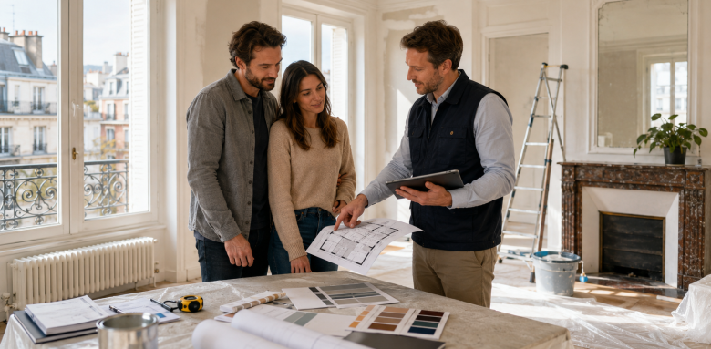 Travaux en appartement à Poissy