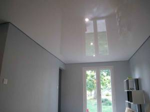 plafond tendu laqué