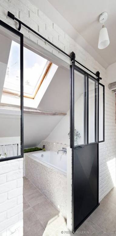 Verrière porte coulisssante