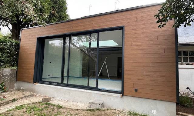 Revêtement de façade en bardage bois - Nantes 44