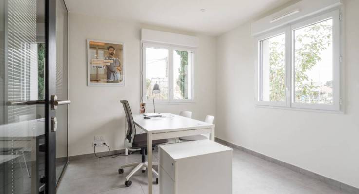 Nouveau look pour les bureaux de Meilleurtaux.com à Saint-Sébastien (44230)