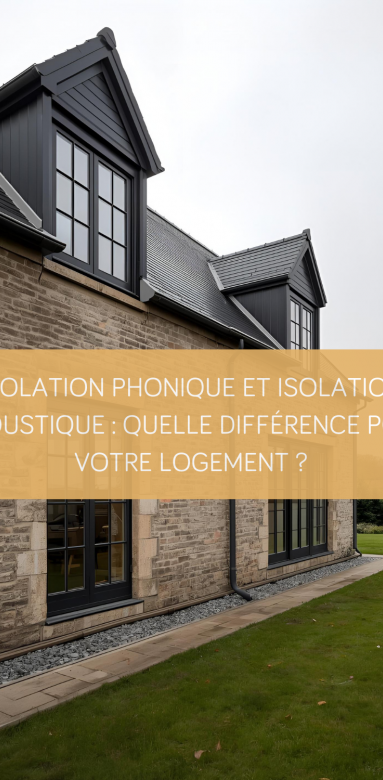 Exemple d’isolants pour réduire les bruits extérieurs