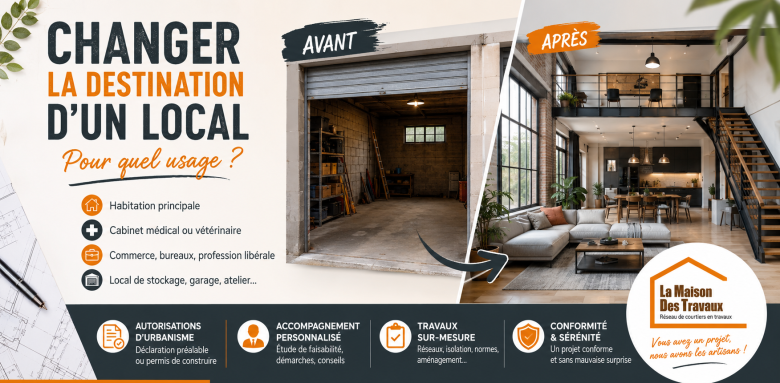 Changement de destination d'un local