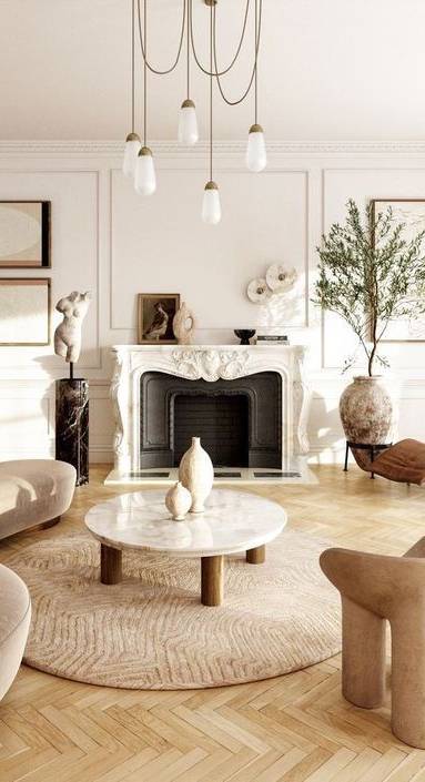 Salon tendance organique