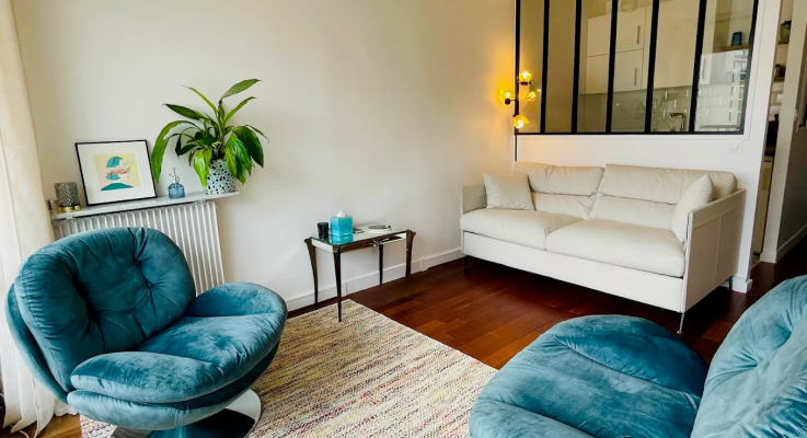 appartement en cabinet de psychothérapie accueillant à Paris