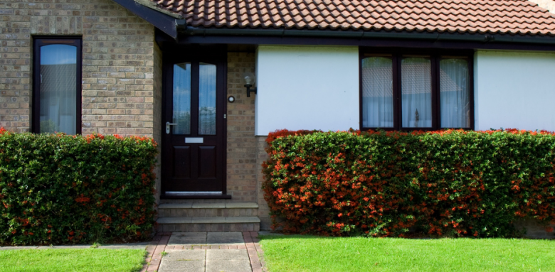Maison moderne avec un toit traditionnel