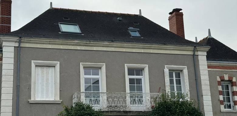 Rénovation de façade en tuffeau - Cholet 49