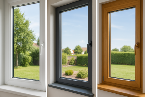 Fenêtre bois PVC alu