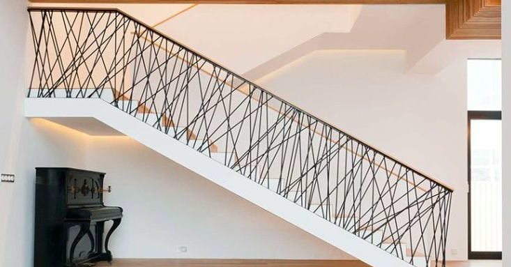 Une rampe d'escalier esthétique et qualitative 