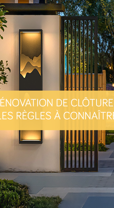 Rénovation de clôture mitoyenne : les règles à connaître