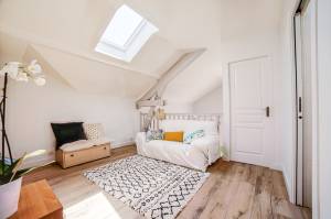 Petit salon sous les combles