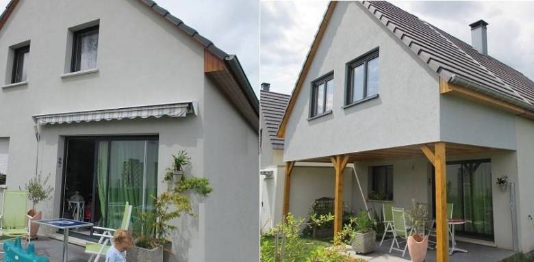 Surélévation de maison à ossature bois - Bouc-Bel-Air (13)