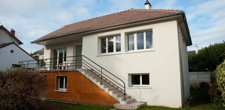 Extension de maison originale par le sous-sol en Essonne