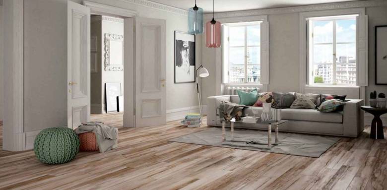 chauffage au sol revêtement imitation parquet