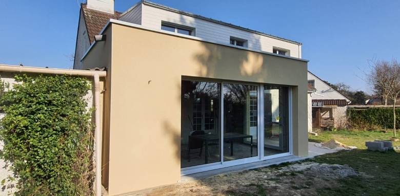 Extension Toit plat la Maison des Travaux Rouen 3