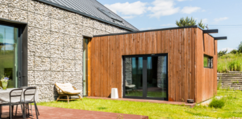 Extension en bardage bois - Nantes 44