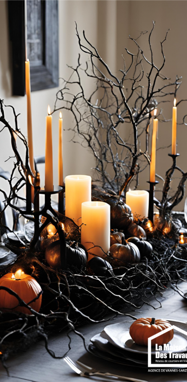 centre de table halloween