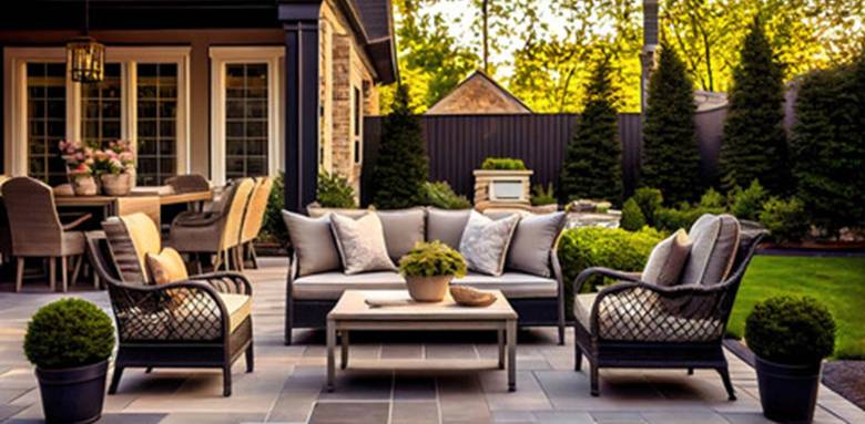 Carreler et choisir un mobilier d'extérieur : simplicité et confort