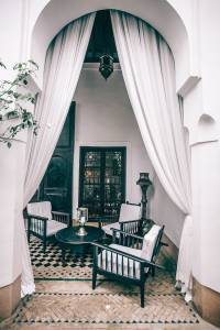 Terrasse en carrelage
