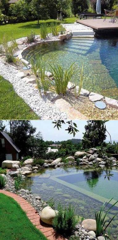 Idées d'aménagement pour piscine naturelle