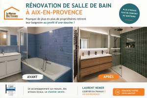 Pourquoi de plus en plus de propriétaires retirent leur baignoire à Aix-en-Provence