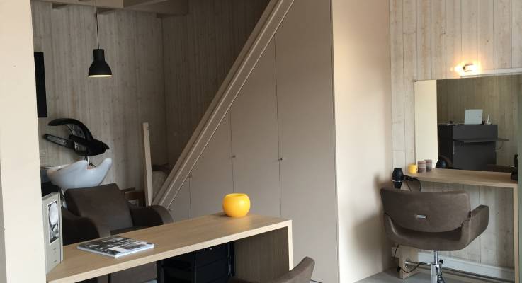 Rénovation d’un salon de coiffure dans l’Aube 2