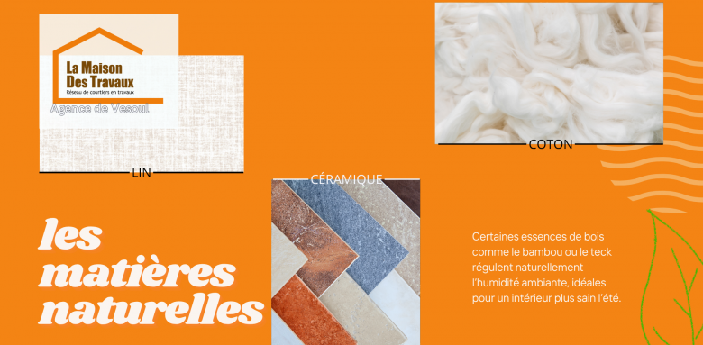 Adoptez lin, coton et céramique pour une déco naturelle d’été avec La Maison Des Travaux Vesoul – conseils de Gérald Schneider.