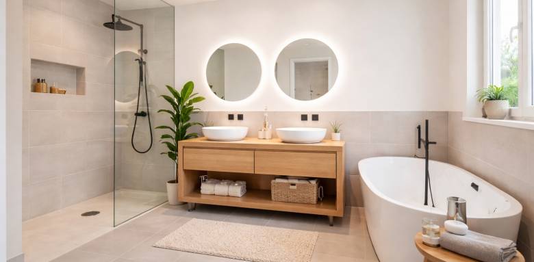 Salle de bain de 10 m² : comment réussir une rénovation confortable et bien pensée