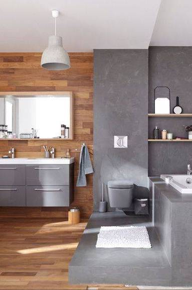 Revêtement de salle de bain en béton ciré - Bouc-Bel-Air-13