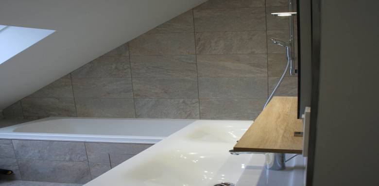 Création salle de bain sous combles