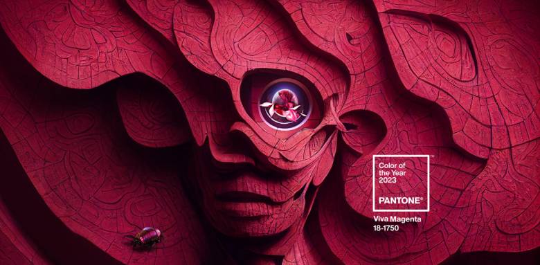 Viva Magenta couleur Pantone 2023