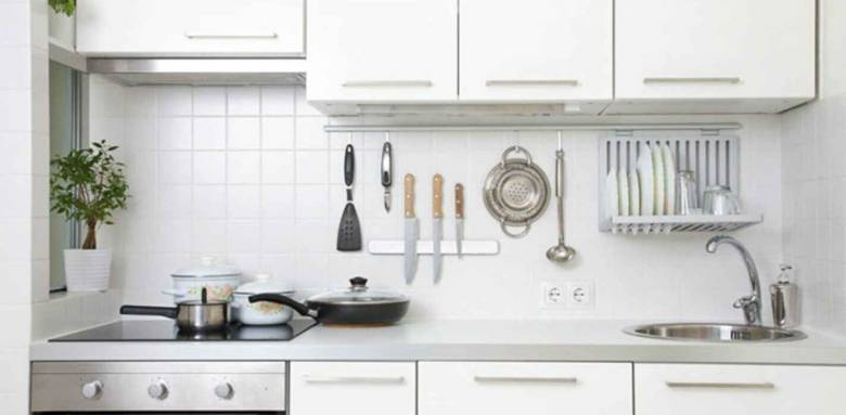 Cuisine avec nombreux rangements