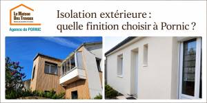 Quelle finition de façade choisir sur une isolation par l'extérieur - Pornic 44