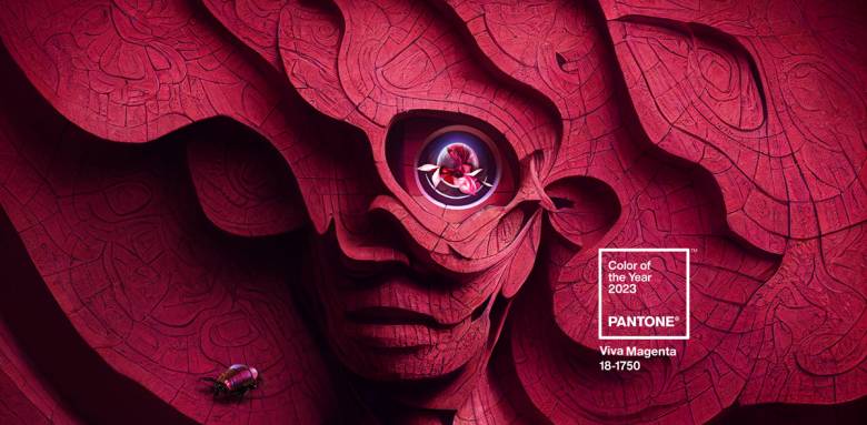Viva Magenta couleur Pantone 2023