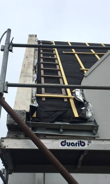 Travaux de rénovation de couverture en cours - Nantes 44