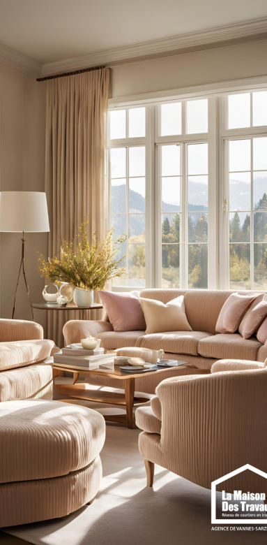 textile boucle canape moderne