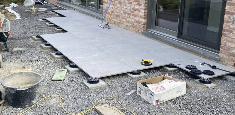 Aménagement d'une terrasse