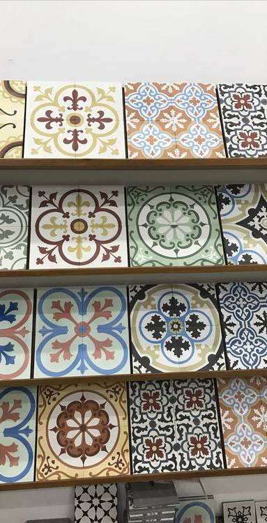 Exemple de motifs de carreaux de ciment