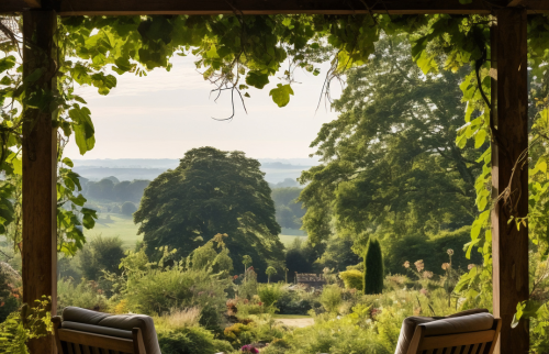 Pergola végétalisée