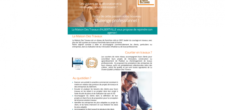 Plaquette offre d'emploi 