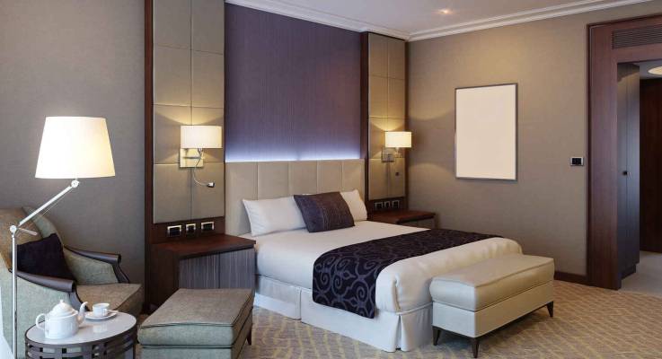 Aménager une chambre d'hôtel design