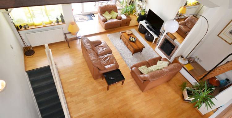 salons chauds et élégant, moderne