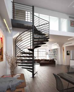 Escalier en fer