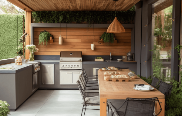 aménager sa cuisine d'été extérieure