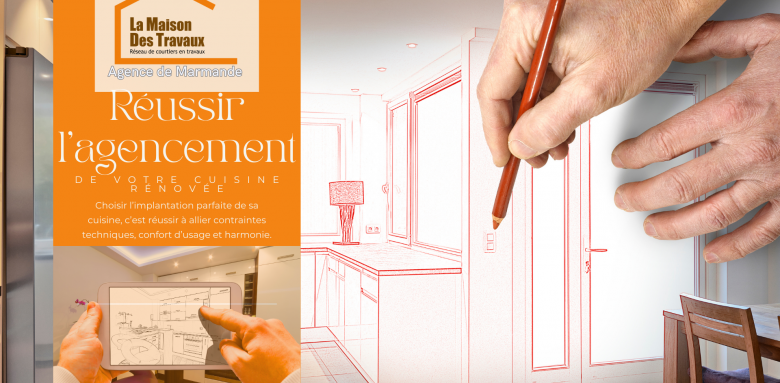 Cuisine sur-mesure à Marmande : créez un espace chaleureux et pratique avec La Maison Des Travaux, agence locale experte en rénovation.